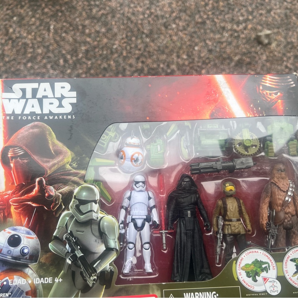 Star Wars Black and White Action Figures Set